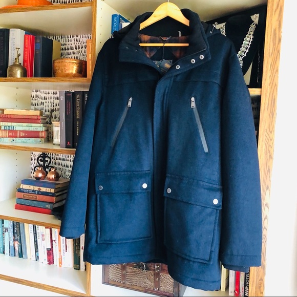 Pendleton // Bainbridge Wool Blend Hooded Coat - Picture 3 of 16